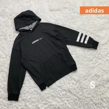 adidas 아디다스 후드티 블랙 슬릿 모노톤 돌려입기 새상품급