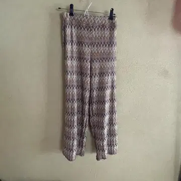 어반 리서치 지그재그 패턴 슬랙스 폴리에스테르 100%