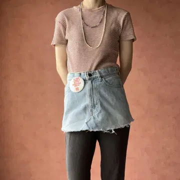 90s vintage Levi's denim remake skirt 2