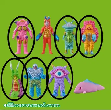 돈키 한정 KAIJU COLORS 카이쥬 컬러즈 6종 세트 미컴프
