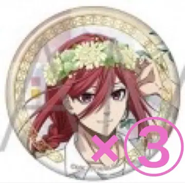 블루 록 애니메이트 flower crown 캔뱃지 치기리 효마