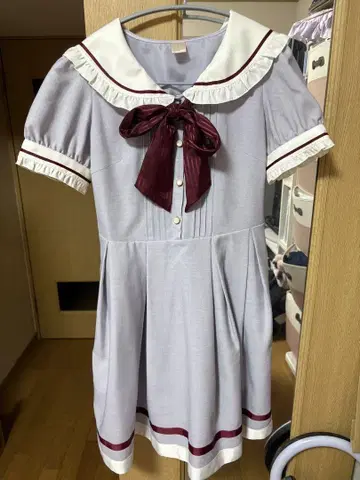 시크릿허니 세일러 카라 원피스