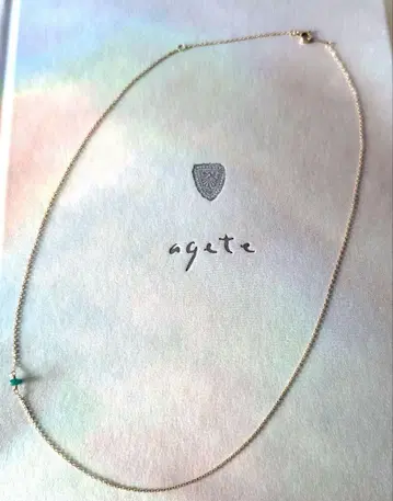 agete K10 목걸이