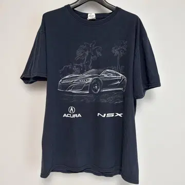 미국 기획 레어 ACURA 아큐라 NSX 혼다 티셔츠 L 사이즈 블랙