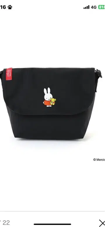 맨해튼 포티지 MIFFY 70TH 블랙 숄더백