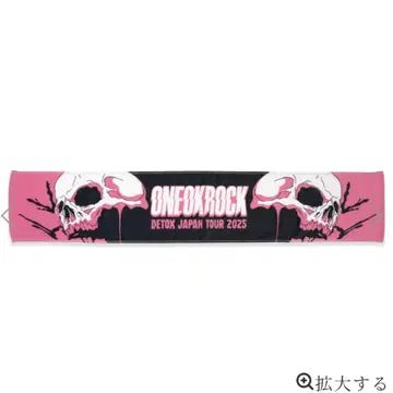 ONE OK ROCK 원오크 2025 DETOXJAPAN 머플러 타월