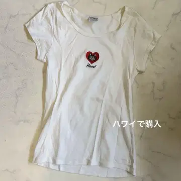 Crazy Shirts 하와이 고양이&하트 디자인 티셔츠 M 사이즈