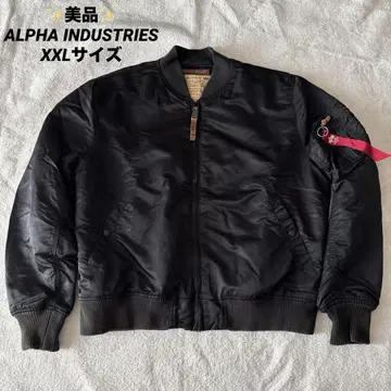 미품 알파인더스트리즈 MA-1 2XL 사이즈 블랙 검정
