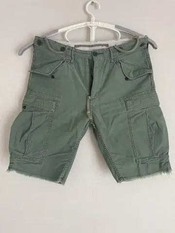 론 하먼 카고 숏팬츠 M 카키