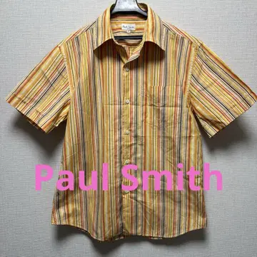 [컨디션 최상] Paul Smith 폴스미스 반팔 셔츠 멀티컬러 L