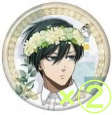 블루 록 애니메이트 flower crown 캔뱃지 이토시 린