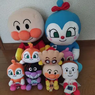 호빵맨 봉제 인형 세트
