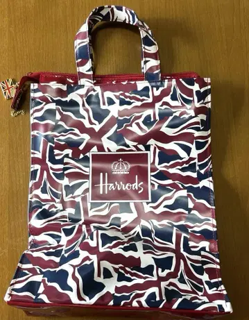 레어 Harrods 유니언 잭 토트백
