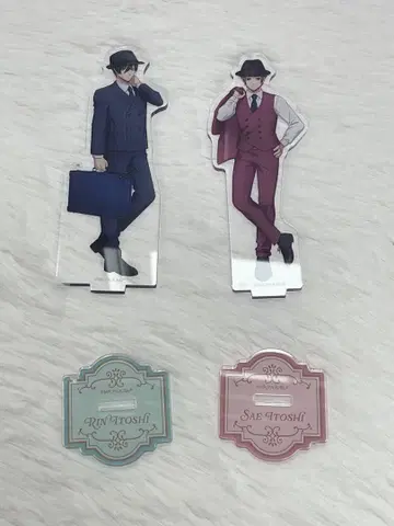 블루 록 영국 신사 아크릴 스탠드 이토시 사에 & 린