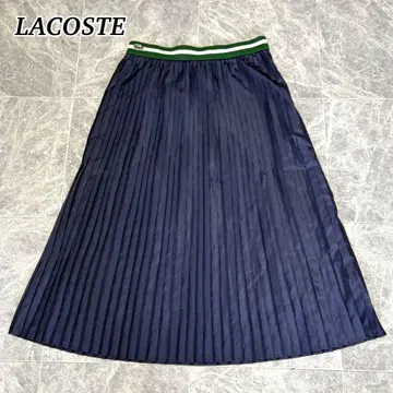 LACOSTE 라코스테 플리츠 스커트 네이비 36