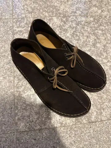 Clarks Desert Trek 28cm 스웨이드 다크 브라운