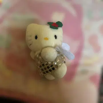 레트로 헬로키티 엔젤 키티 크리스마스 봉제 인형 초레어