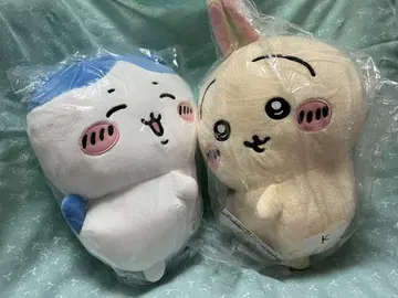 치이카와 엉덩이 흔들흔들 BIG 봉제 인형 하치와레와 토끼 세트