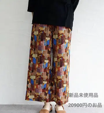 리버티 프린트 팬츠 일본제 madeinjapan 페미닌 내추럴