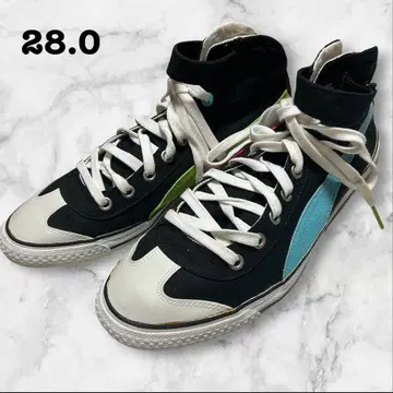 PUMA 푸마 스니커즈 레인보우 컬러풀 캔버스 28cm
