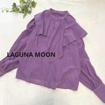 [새상품급] LAGUNAMOON 라그나무 문 블라우스 셔츠 케이프 긴팔