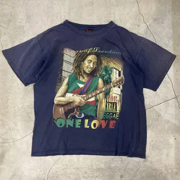 빈티지 밥말리 티셔츠 XL 네이비 BOB MARLEY