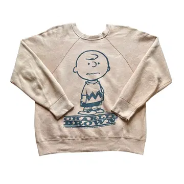 70's Peanuts spruce 찰리 브라운 맨투맨