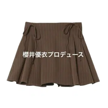 리본 플리츠 스커트 jouetie FRUITS ZIPPER