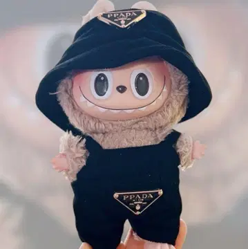 라부부 17cm 옷 갈아입기 봉제 인형 의류 2세트 살로펫 & 햇