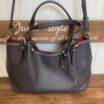 PELLE BORSA 페레보르사 가죽 숄더백 2way 그레이