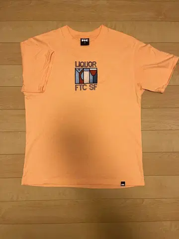 LIQUOR FTC 티셔츠 오렌지
