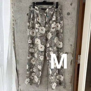 ZARA BASIC 플라워 프린트 팬츠 M