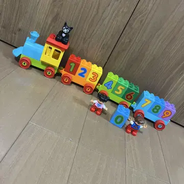 컬러풀한 숫자 블록 기차 완구 기차 레고 듀플로