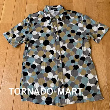 [남성] TORNADO-MART 반팔 도트 셔츠