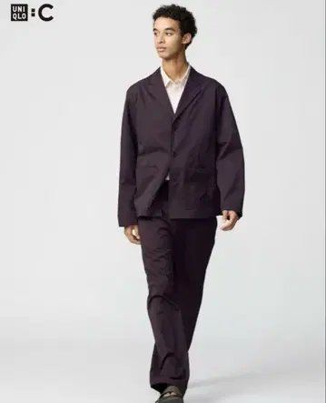 [UNIQLO C] 워크 재킷 이지 워크 팬츠 셋업