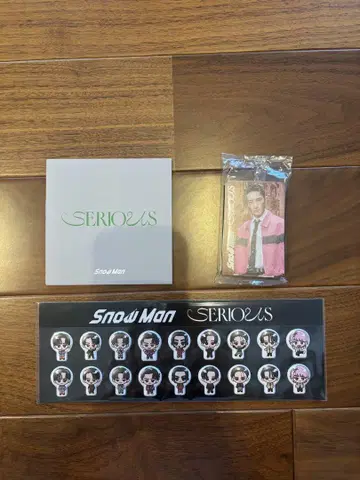 [미개봉 새상품] SnowMan SERIOUS 특전 3 형태 세트