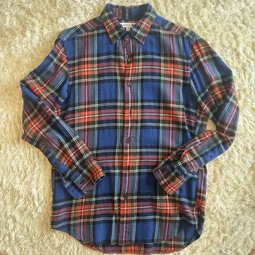 UNIQLO J.WANDERSON 플란넬 셔츠 체크 무늬