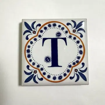 지브리 입체건축전 알파벳 타일 T