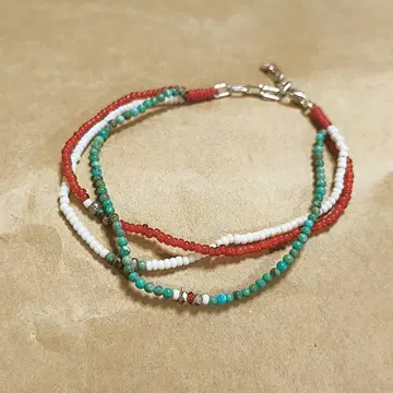 심파시 오브 소울 팔찌 터콰이즈 화이트 하츠 실버 925