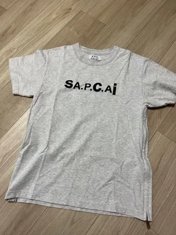 A.P.C. sacai 그레이 티셔츠