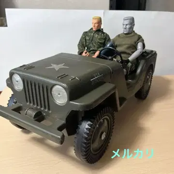 GI joe 컴뱃 지프 1970년대 사이즈 1/6 인형 2개 포함