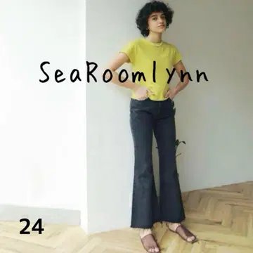 [미사용] SeaRoomLynn 베이직 플레어 데님 SRN06 24인치