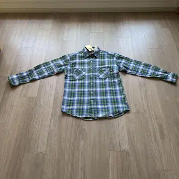 on the Earth 체크 무늬 긴팔 셔츠