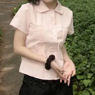 CRAMMY 핑크 블라우스