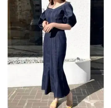 데님 원피스 리리안캐럿
