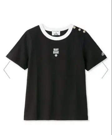 MARY QUANT 릴리 브라운 티셔츠 마리쿠와