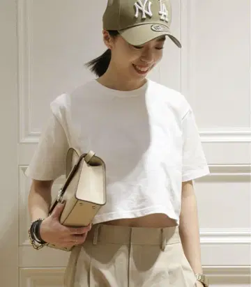 MUSE de Deuxieme Classe 크롭 티셔츠