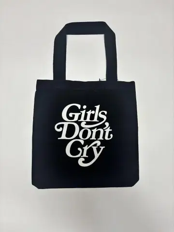 미사용 새상품/verdy [ Girls Don't Cry ] 토트백 블랙