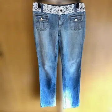 D&G 레이스 데님 팬츠