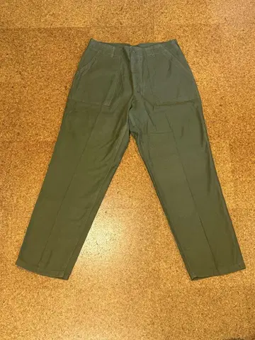 실물 US ARMY 베이커 팬츠 36x31 코튼 새틴 OG107